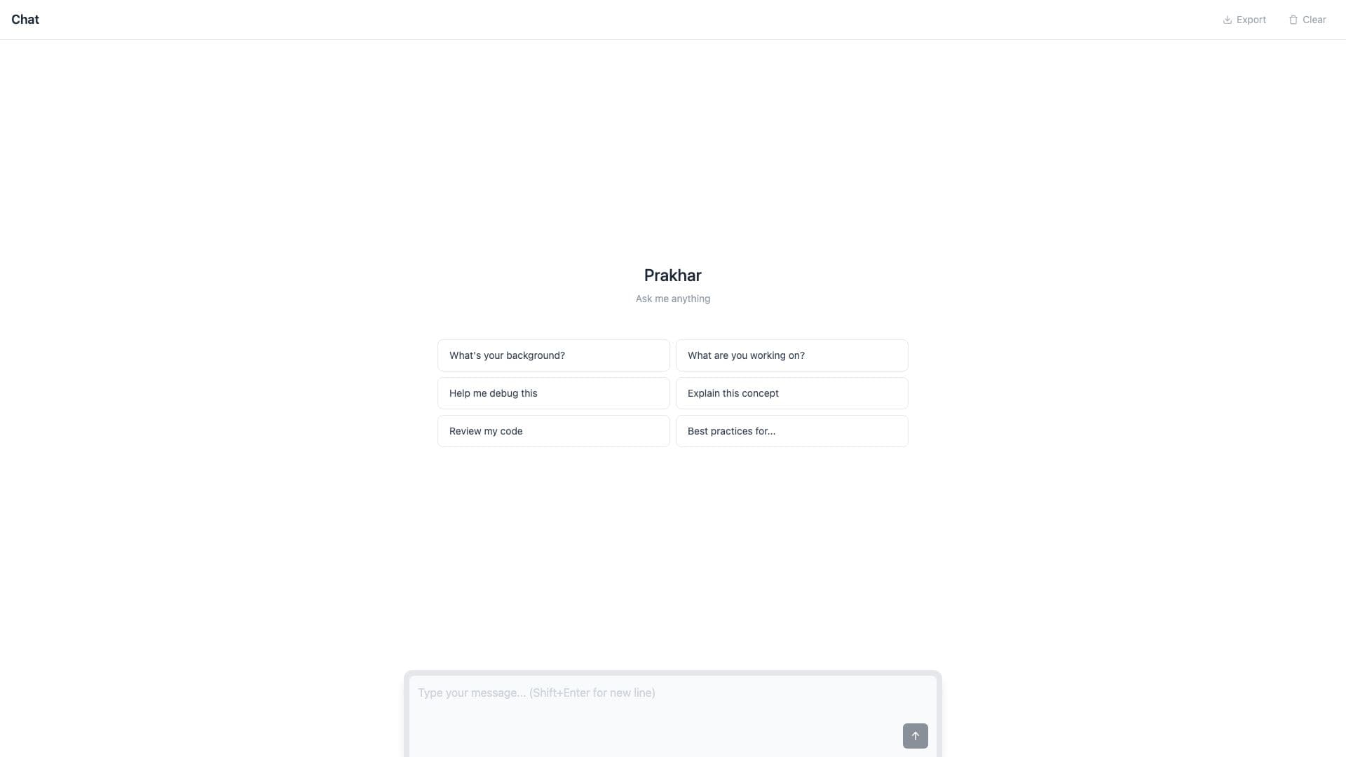 Fastman - AI Chat Interface
